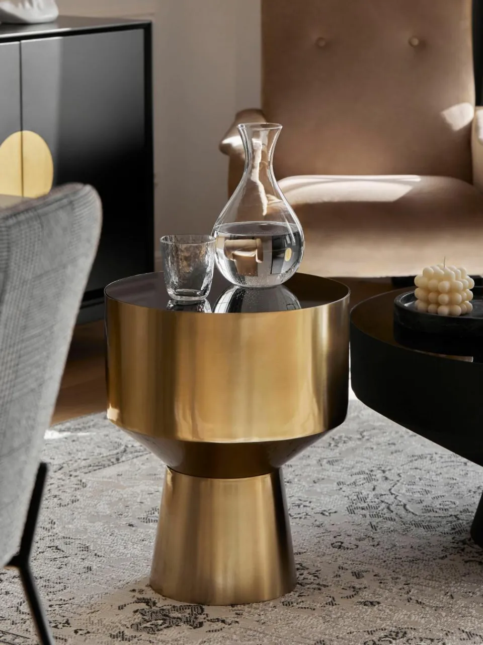 Mondgeblazen waterglazen Hammered, 4 stuks^Broste Copenhagen Discount