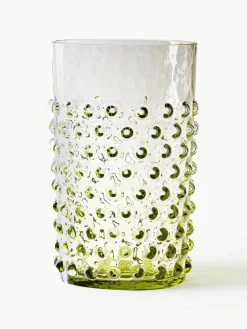 Mondgeblazen waterglazen Hobnail, 6 stuks^ANNA VON LIPA Best
