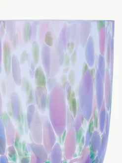 Mondgeblazen waterglazen Big Confetti, 6 stuks^ANNA VON LIPA Best