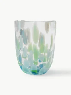 Mondgeblazen waterglazen Big Confetti, 6 stuks^ANNA VON LIPA Clearance