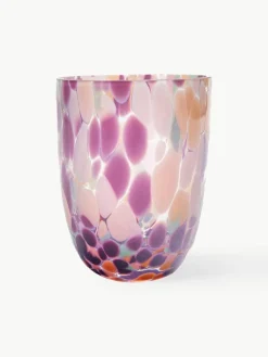 Mondgeblazen waterglazen Big Confetti, 6 stuks^ANNA VON LIPA New