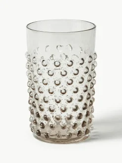 Mondgeblazen waterglazen Hobnail, 6 stuks^ANNA VON LIPA Clearance