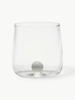 Mondgeblazen waterglazen Bilia van borosilicaatglas, 6 stuks^zafferano Discount