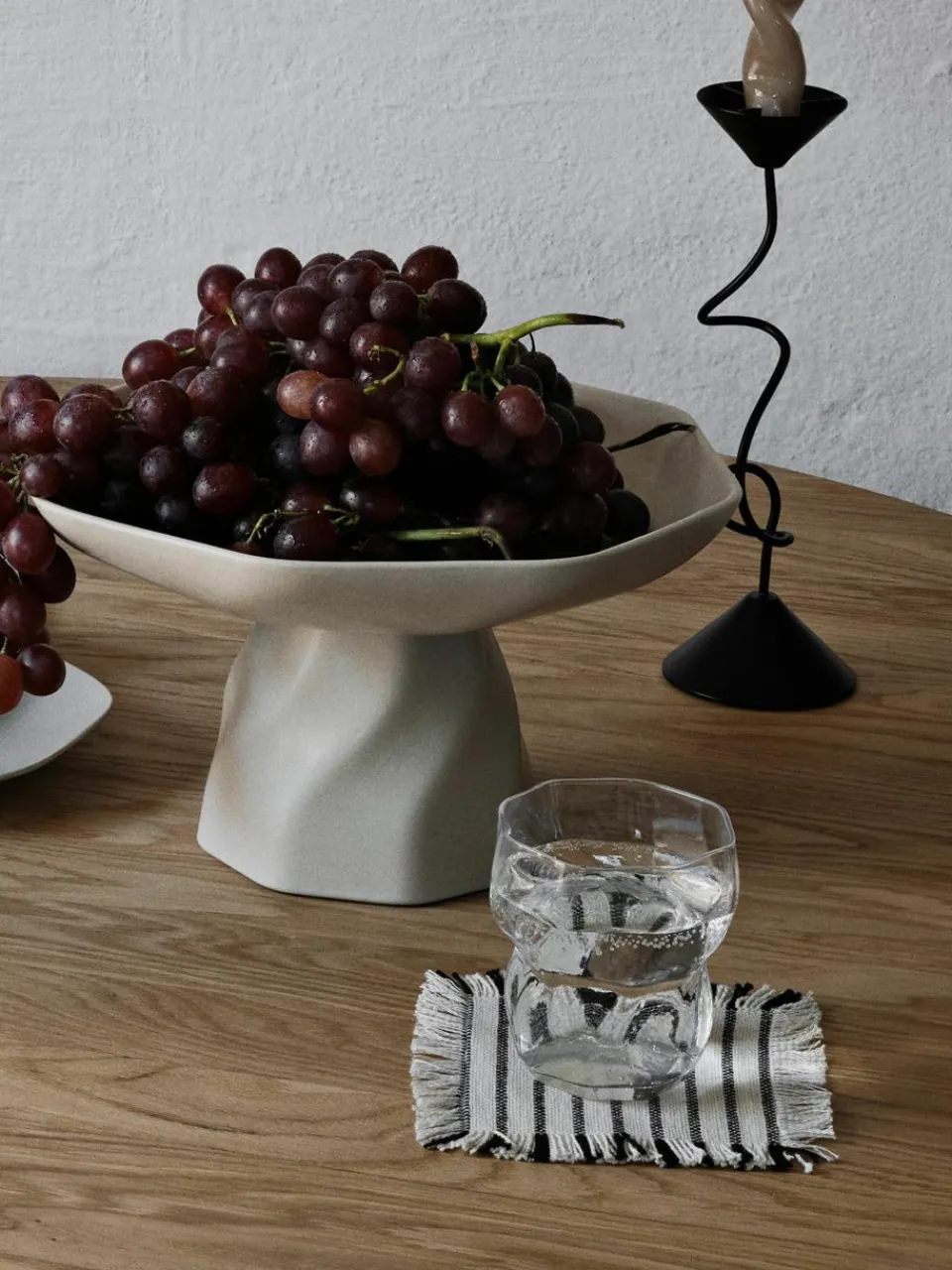 Mondgeblazen waterglazen Limfjord, 4 stuks^Broste Copenhagen Fashion