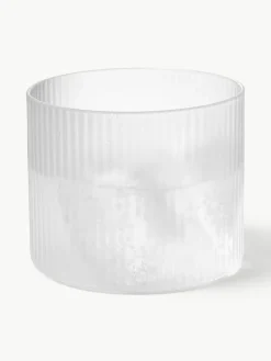 Mondgeblazen waterglazen Ripple met groefreliëf, 4 stuks^ferm LIVING Best