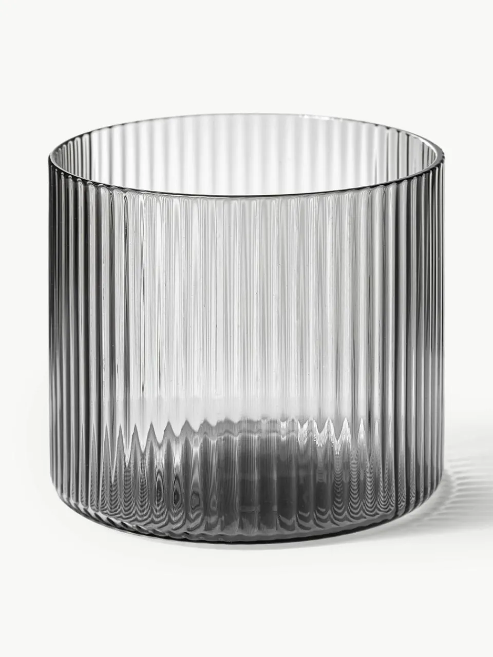 Mondgeblazen waterglazen Ripple met groefreliëf, 4 stuks^ferm LIVING Sale