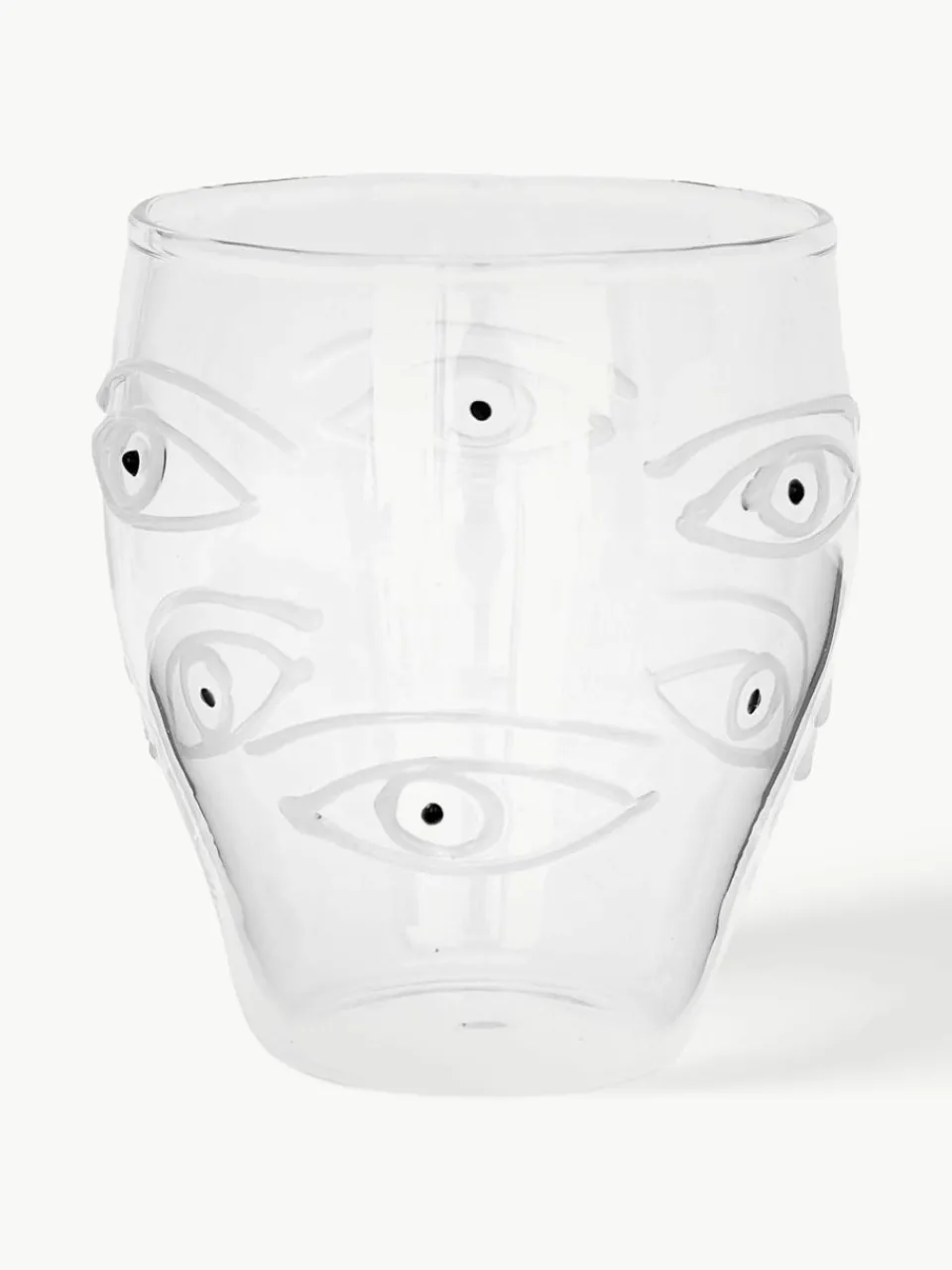 Mondgeblazen waterglazen Oculus, 4 stuks^Jonathan Adler Hot