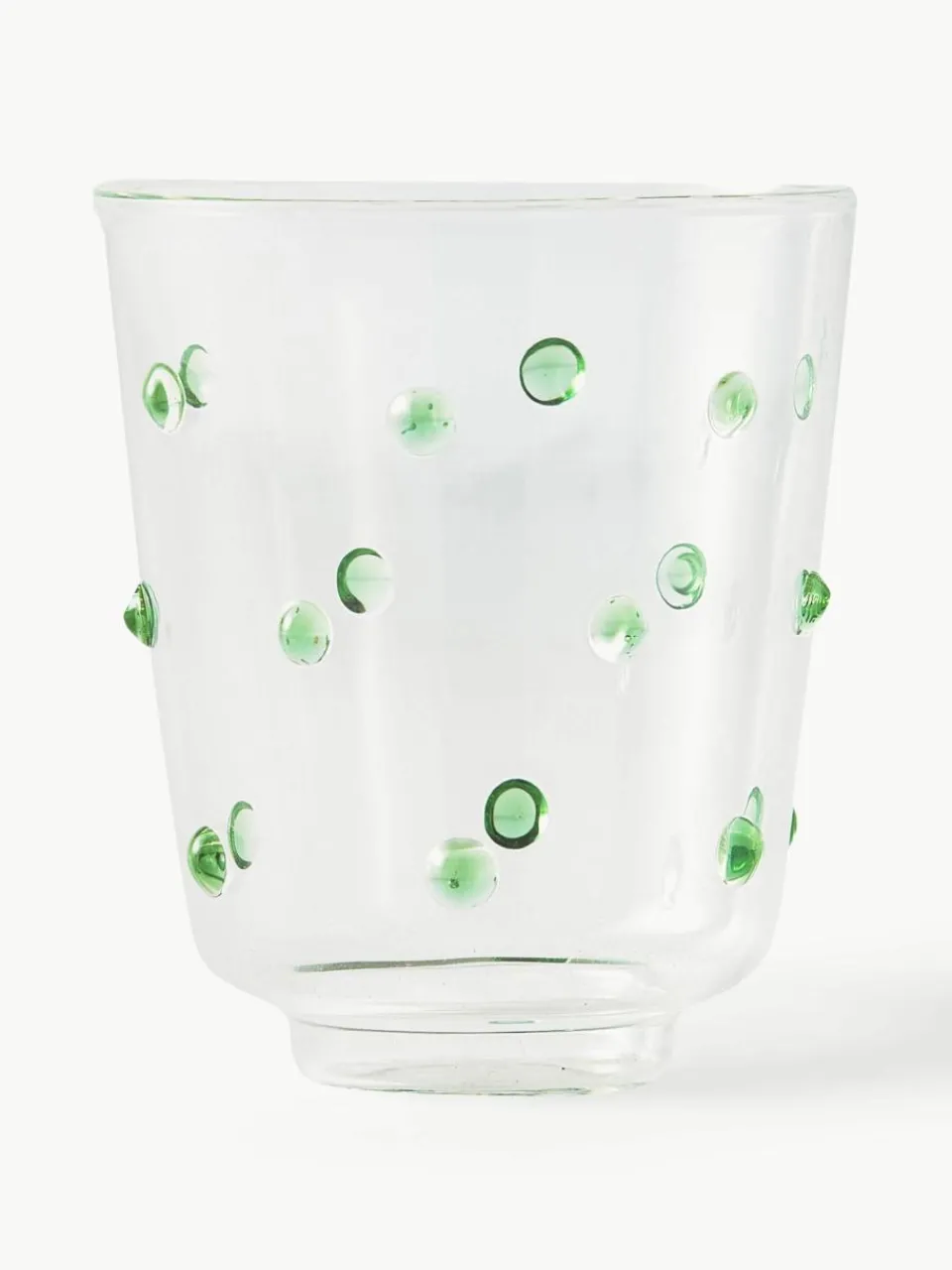 Mondgeblazen waterglazen Nob van borosilicaatglas, 2 stuks^Pols Potten Best