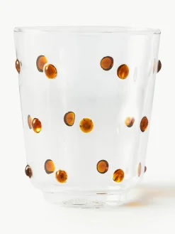 Mondgeblazen waterglazen Nob van borosilicaatglas, 2 stuks^Pols Potten Fashion