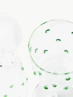 Mondgeblazen wijnglazen Nob van borosilicaatglas, 2 stuks^Pols Potten Discount