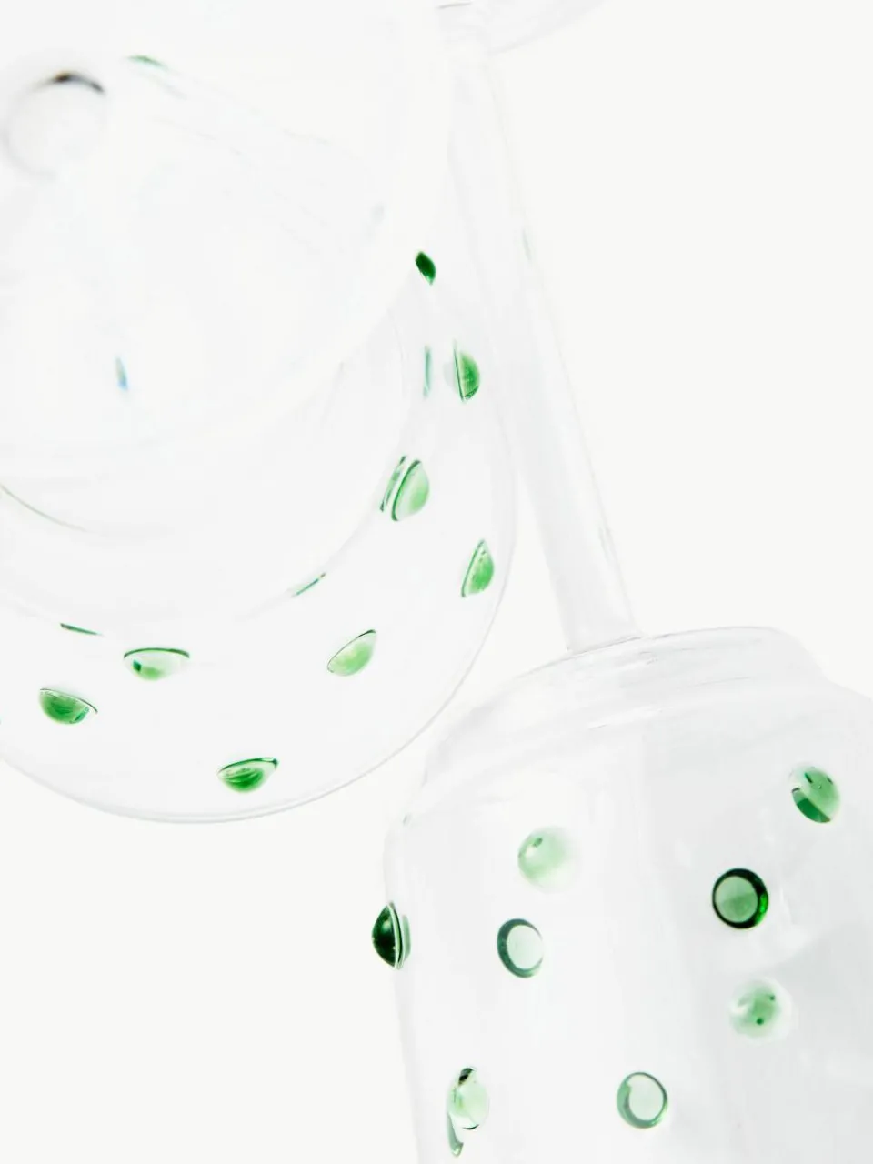 Mondgeblazen wijnglazen Nob van borosilicaatglas, 2 stuks^Pols Potten Discount