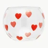 Mondgeblazen windlicht Classic Love^Anna + Nina Outlet