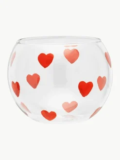 Mondgeblazen windlicht Classic Love^Anna + Nina Outlet
