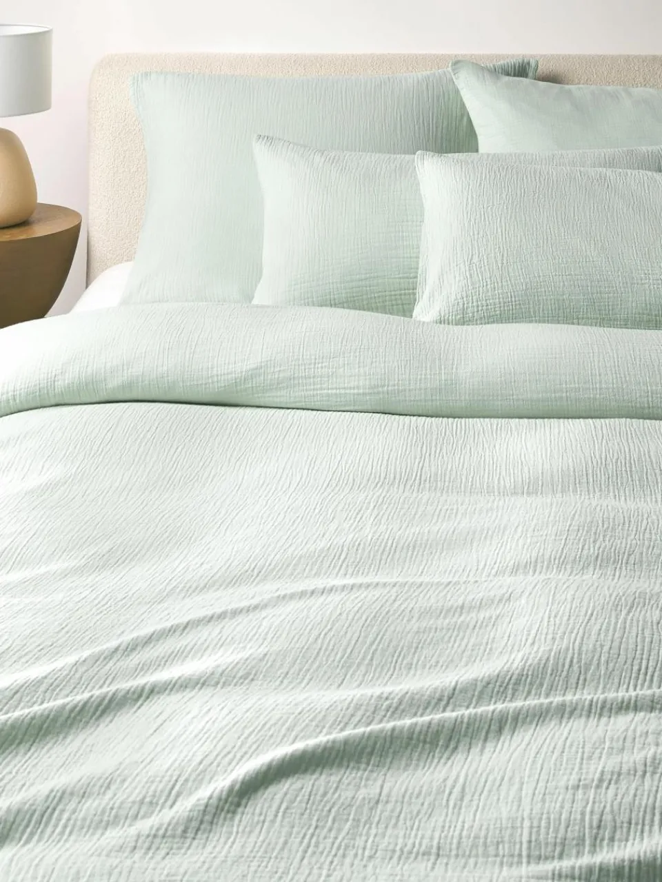 Mousseline dekbedovertrek Odile^Westwing Collection Outlet