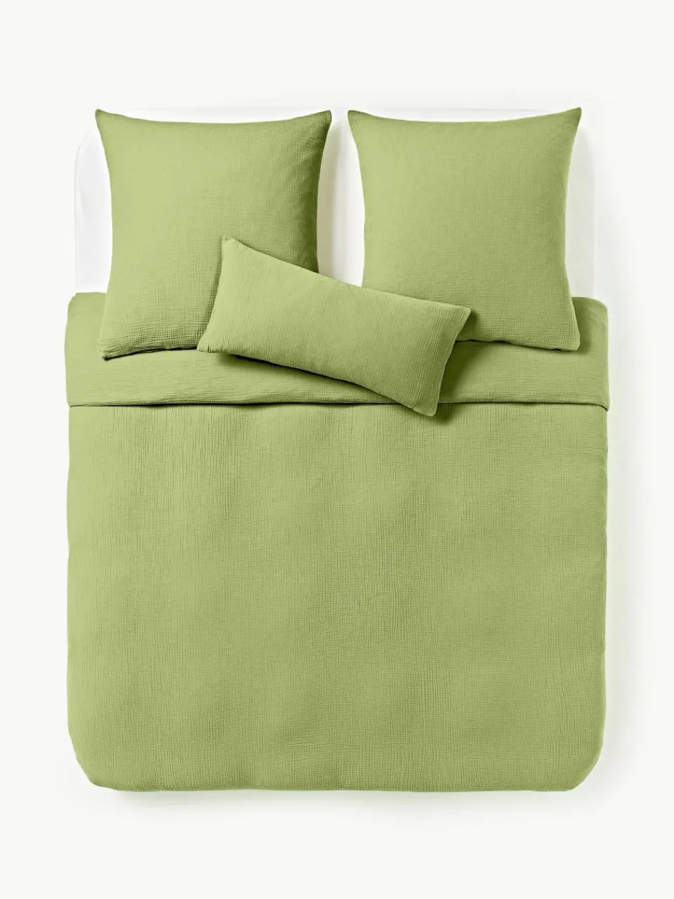 Mousseline dekbedovertrek Odile^Westwing Collection Hot