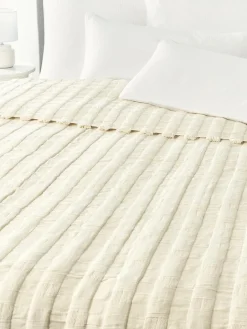 Mousseline sprei Bethany met franjes^Westwing Collection Best