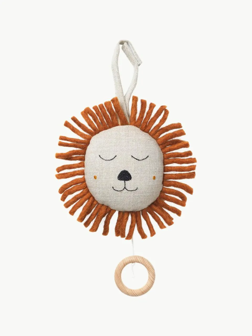 Muziekmobiel Lion van linnen^ferm LIVING Kids Outlet