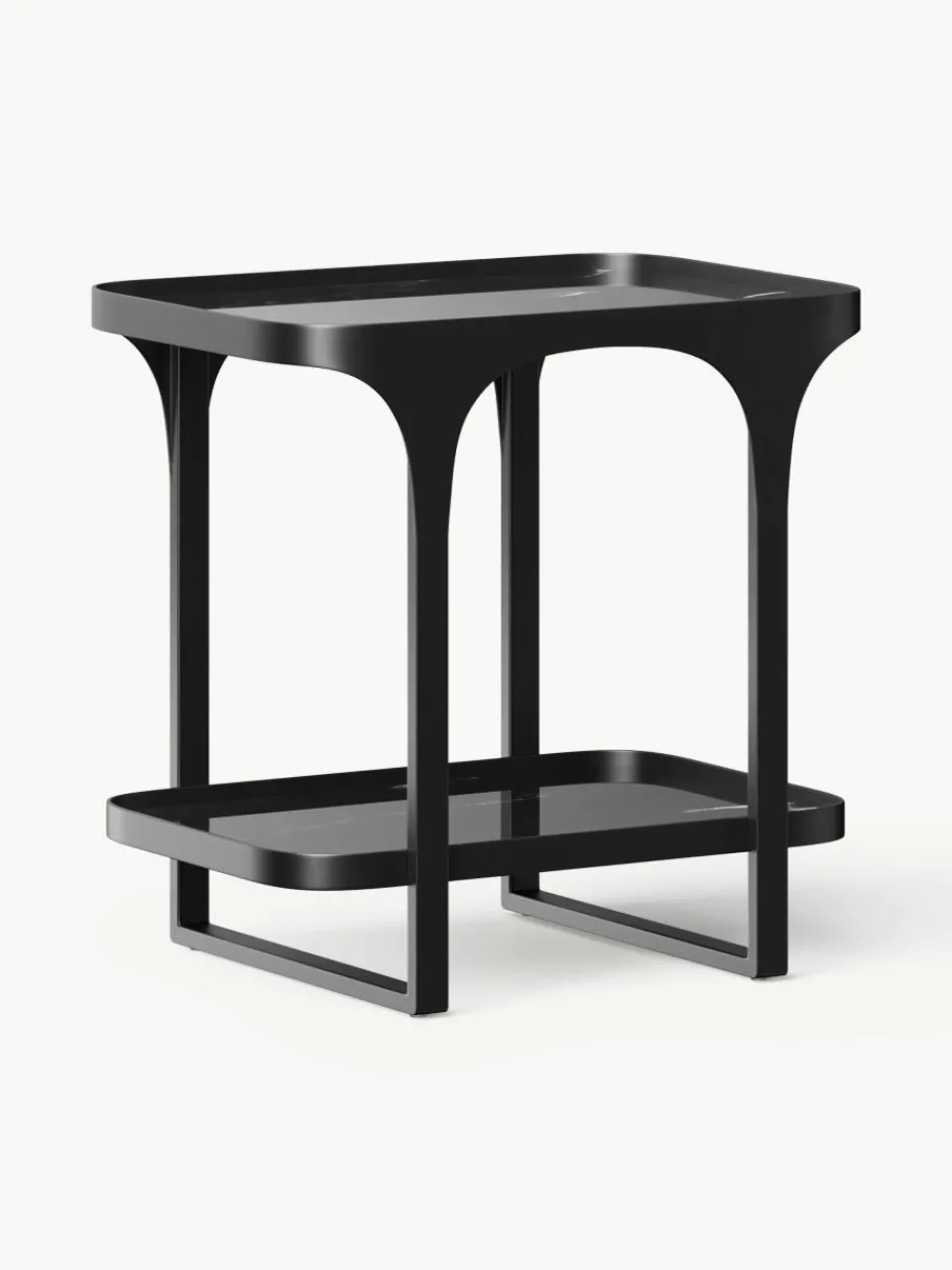 Nachtkastje Bella met marmerlook^Westwing Collection Clearance