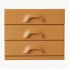 Nachtkastje Ginger oranje met lades^HKLIVING Discount