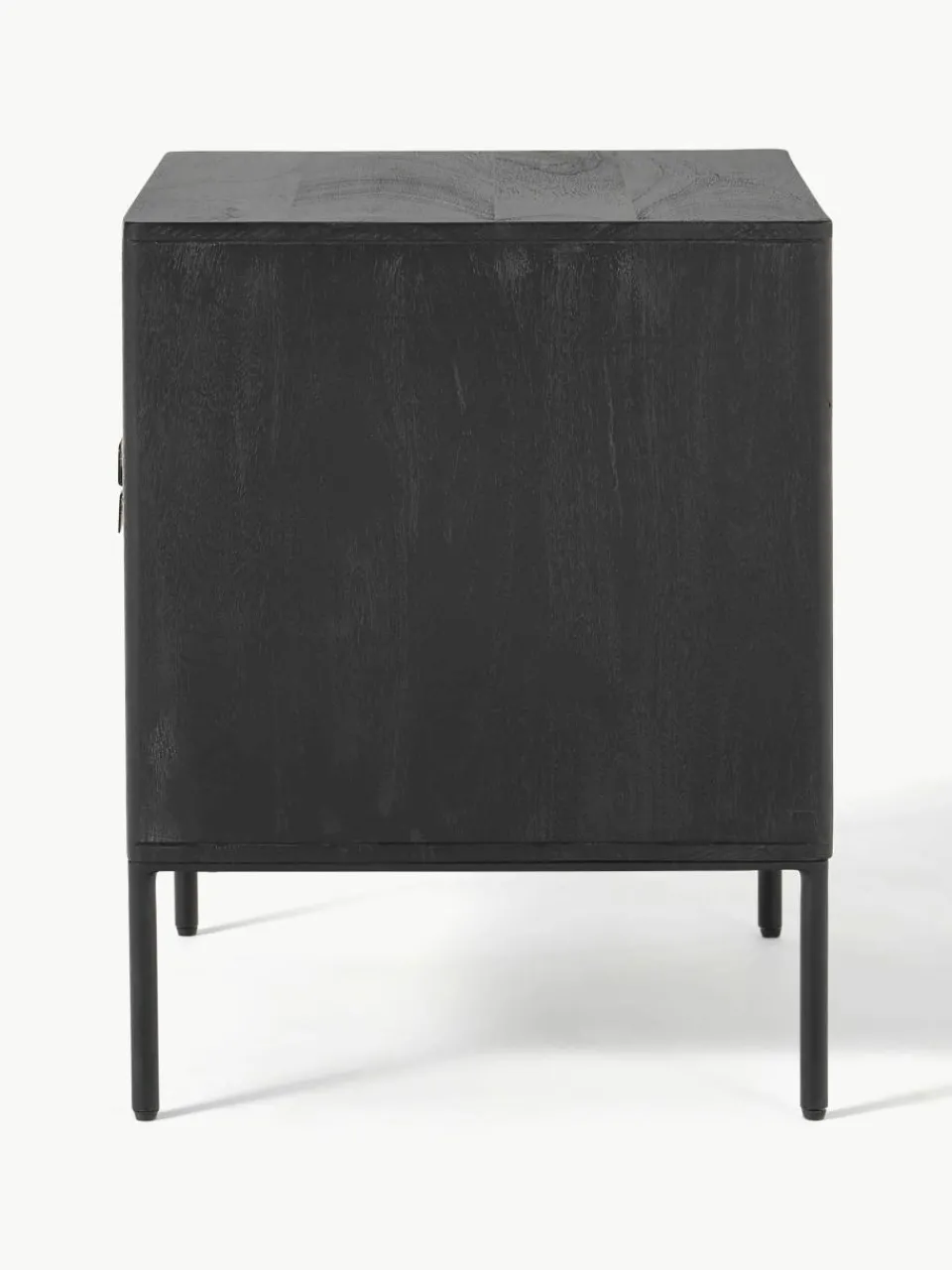 Nachtkastje June van mangohout met lades^Westwing Collection Hot