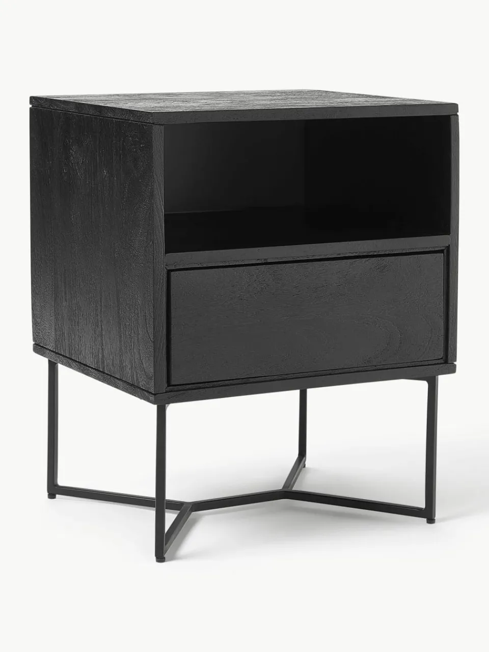 Nachtkastje Luca van mangohout met lades^Westwing Collection Best