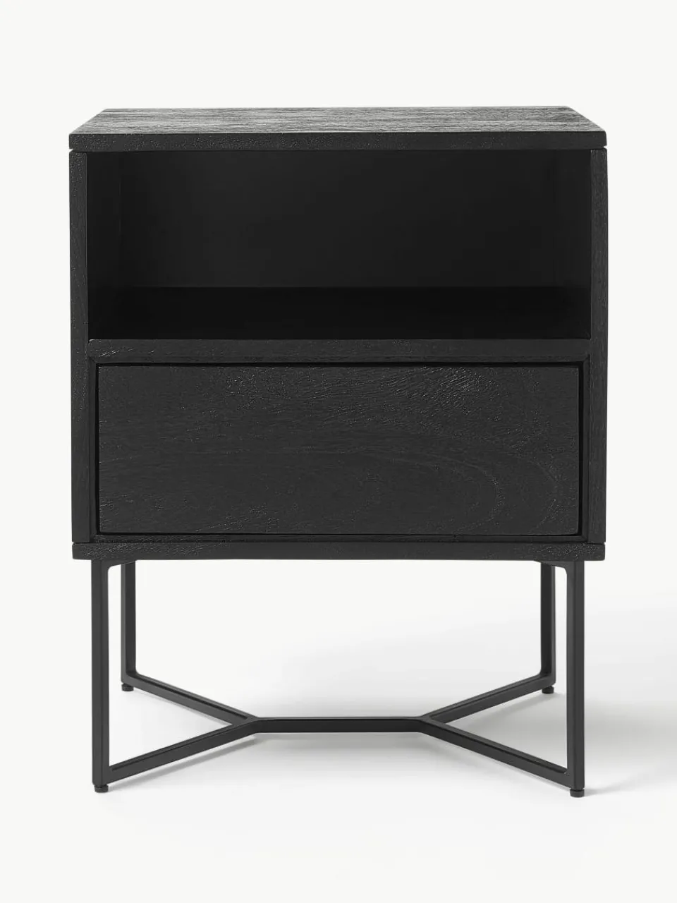 Nachtkastje Luca van mangohout met lades^Westwing Collection Best