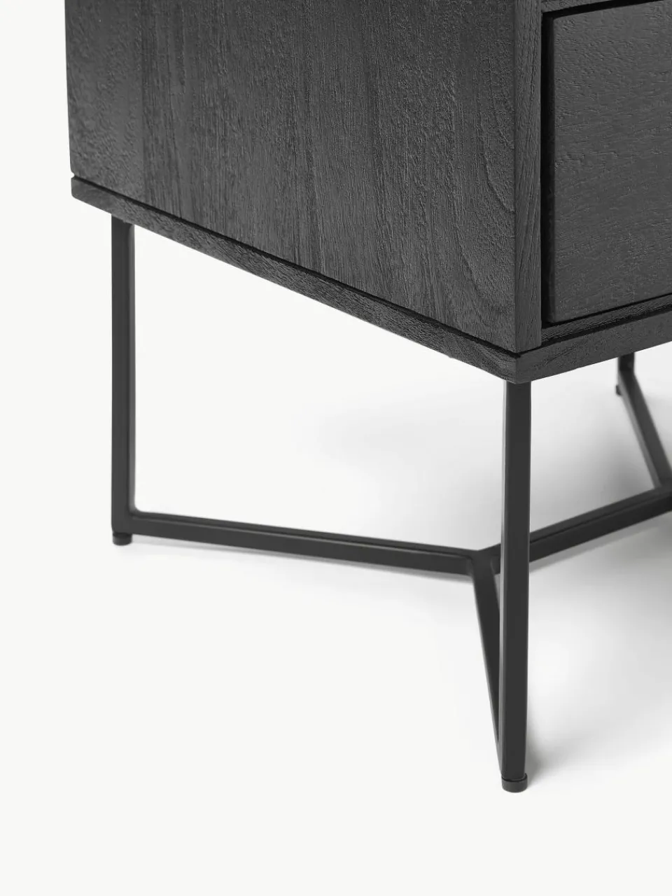 Nachtkastje Luca van mangohout met lades^Westwing Collection Best