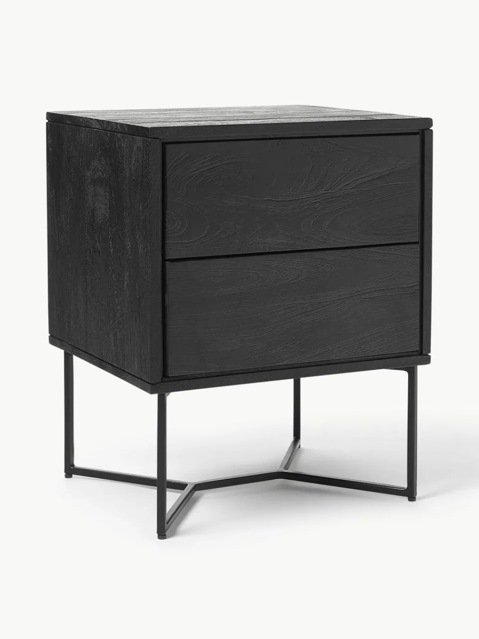 Nachtkastje Luca van mangohout met lades^Westwing Collection Sale