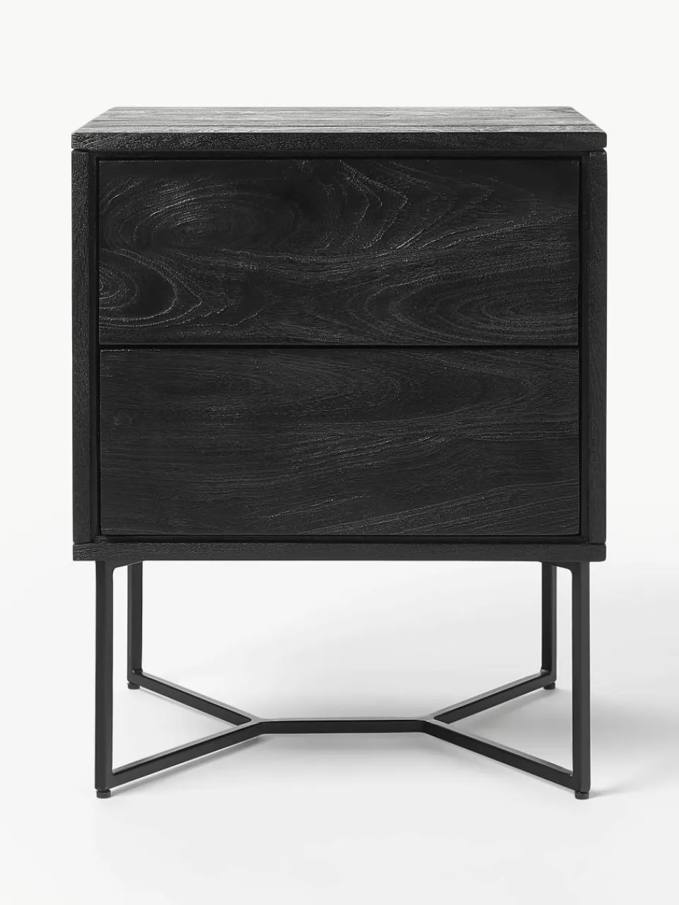 Nachtkastje Luca van mangohout met lades^Westwing Collection Sale
