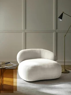 Niervormige loungefauteuil Alba^Westwing Collection Sale