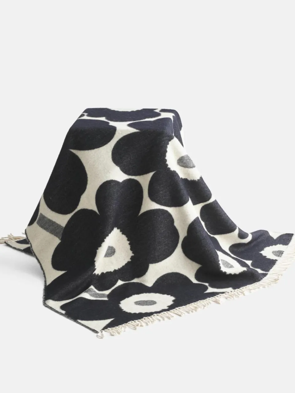 Omkeerbare deken Unikko met franjes^Marimekko Best