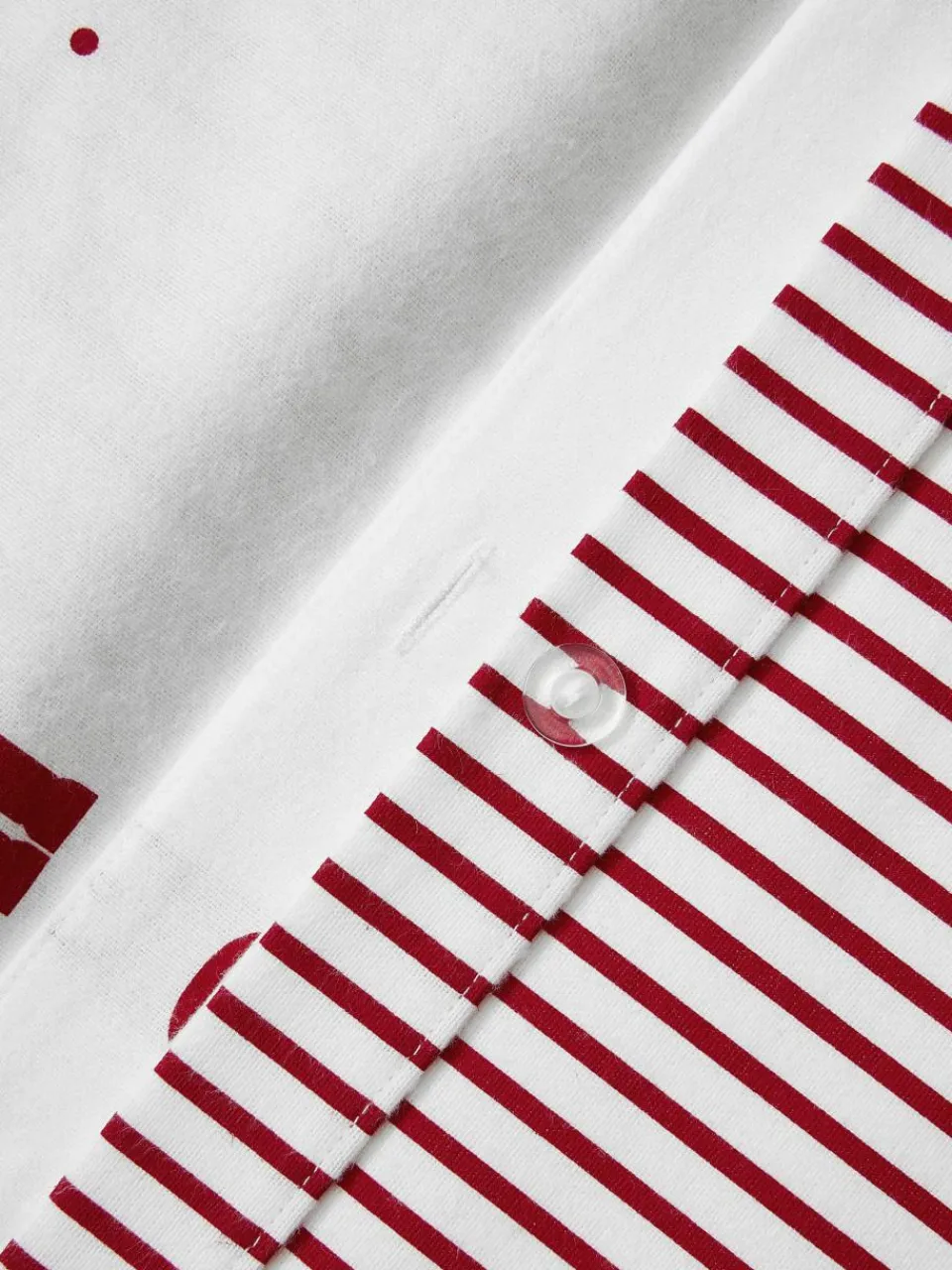Omkeerbare flanellen kussenhoes Noan met notenkrakermotief^Westwing Collection Sale