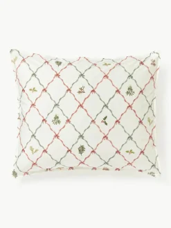 Omkeerbare kussensloop Twigs van perkalkatoen^Westwing Collection Clearance
