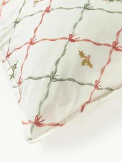 Omkeerbare kussensloop Twigs van perkalkatoen^Westwing Collection Clearance