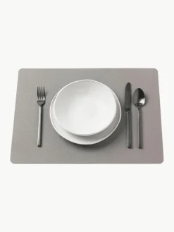 Omkeerbare placemats van imitatieleer, 4 stuks^BITZ Best