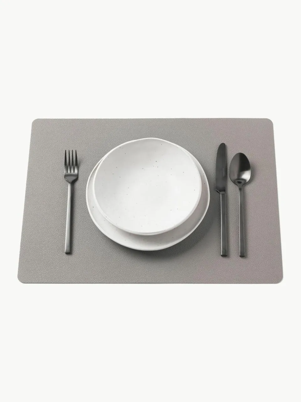Omkeerbare placemats van imitatieleer, 4 stuks^BITZ Best
