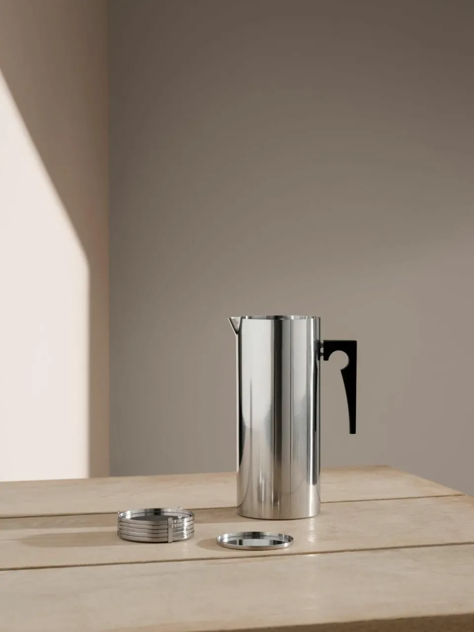 Onderzetter Arne Jacobsen met standaard, 6 stuks^stelton Clearance