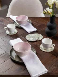 Onderzetter Duck Egg met bloemenpatroon, 4 stuks^Westwing Discount