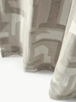Ondoorzichtig chenille gordijn Felice met lusband, 2 stuks^Westwing Collection Sale