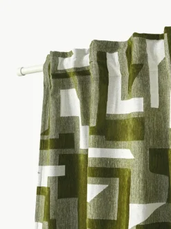 Ondoorzichtig chenille gordijn Felice met lusband, 2 stuks^Westwing Collection Online