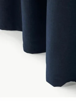 Ondoorzichtig gordijn Jensen met multiband, 2 stuks^Westwing Collection Clearance