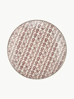 Ontbijtbord Karine met klein patroon, set van 4^Bloomingville Hot