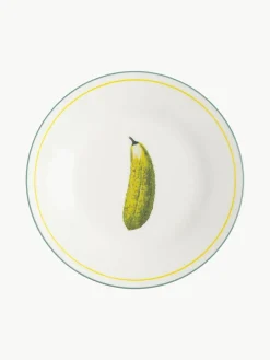 Ontbijtbord Vegetable van beenderporselein, set van 4^&k Amsterdam New