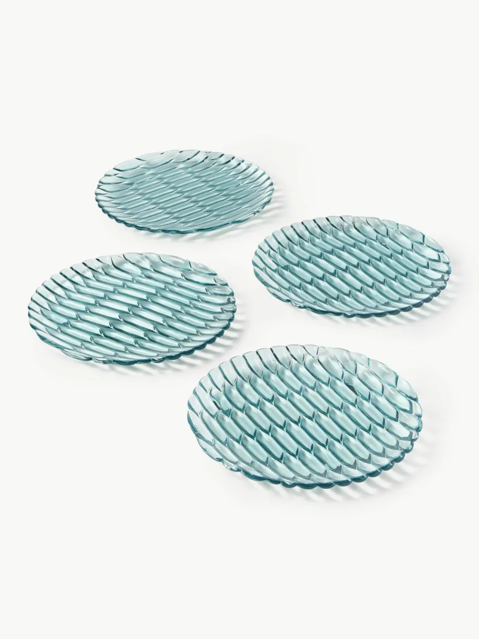 Ontbijtborden Jellies met structuurpatroon, 4 stuks^Kartell Online