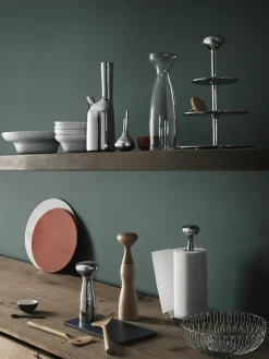 Opbergmand Alfredo van edelstaal^GEORG JENSEN Outlet