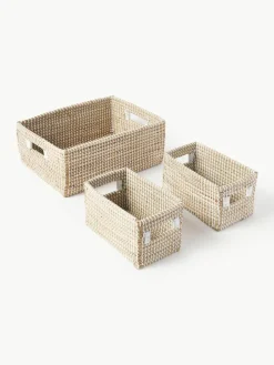 Opbergmanden Aleya van zeegras, set van 3^Westwing Collection Outlet