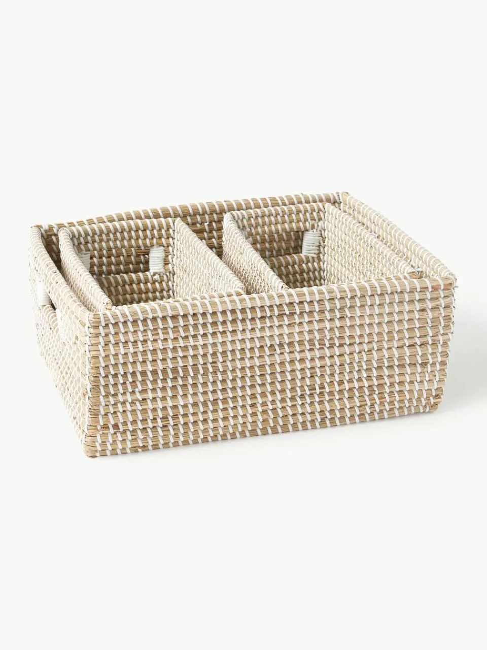Opbergmanden Aleya van zeegras, set van 3^Westwing Collection Outlet