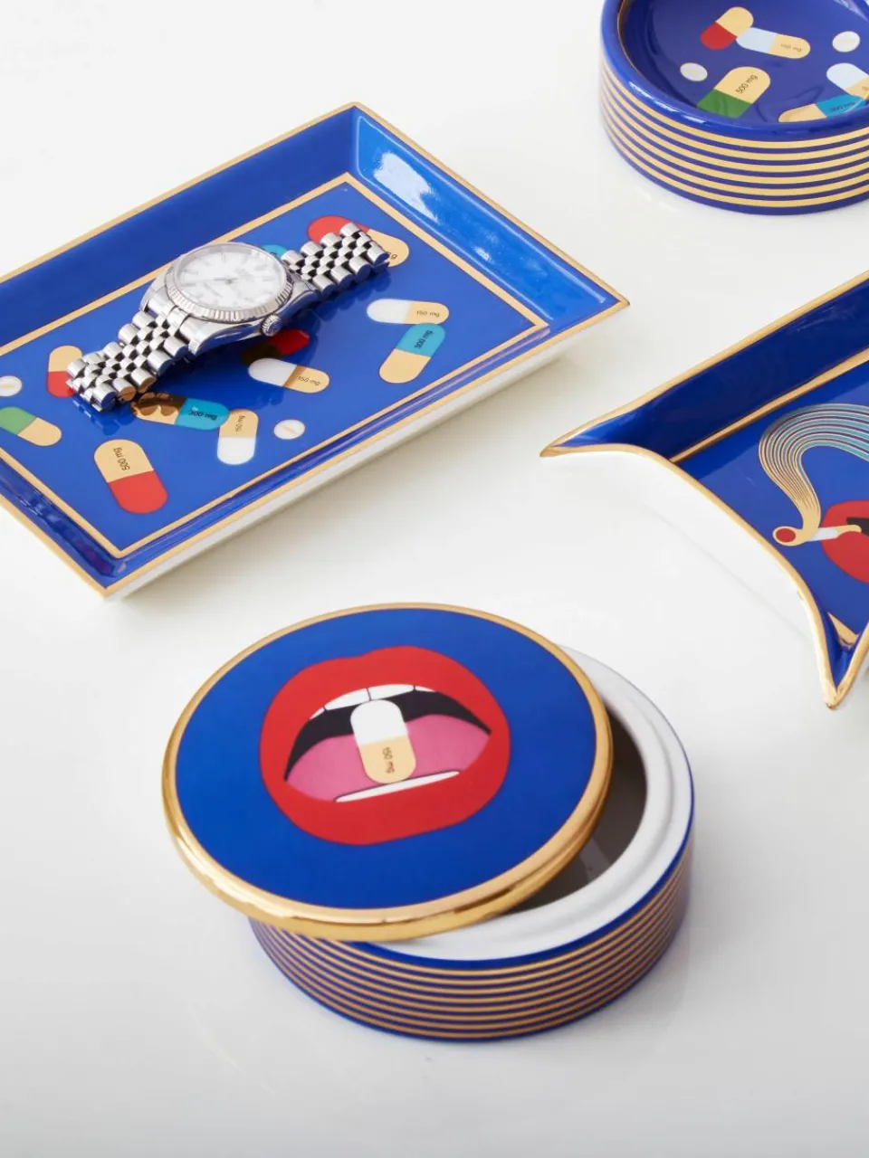 Opbergpot Full Dose met goud^Jonathan Adler Best