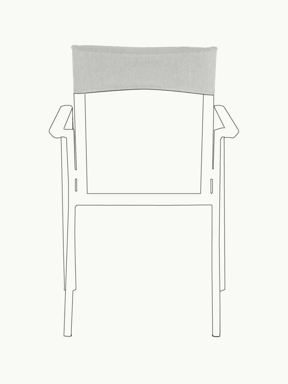 Outdoor stoelkussen Konnor^Bizzotto Online