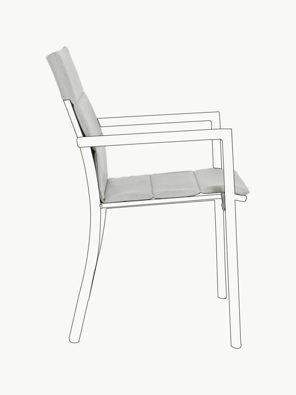 Outdoor stoelkussen Konnor^Bizzotto Online